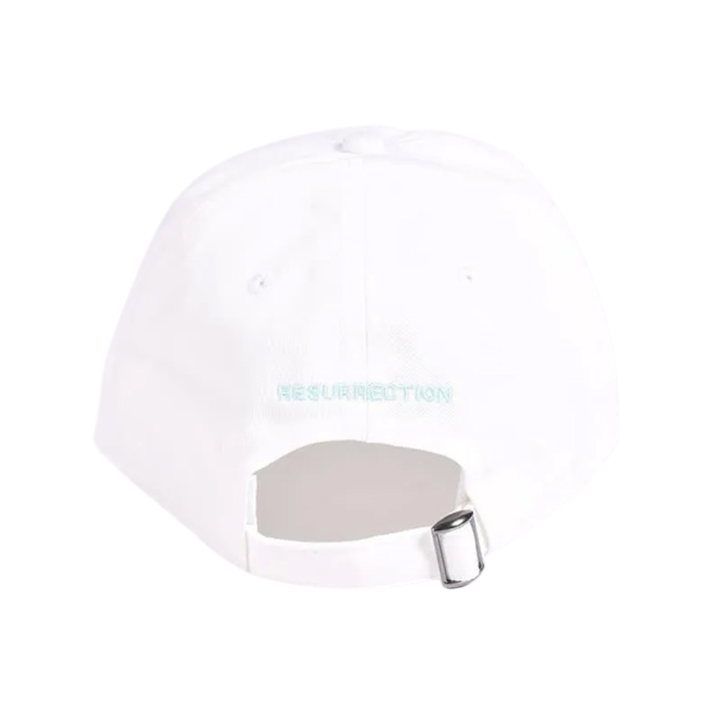 【Resurrection】ベーシックロゴキャップ 丸山茂樹プロエディション WHITE/MINT BLUE（RES-BF12CAP10MAR）