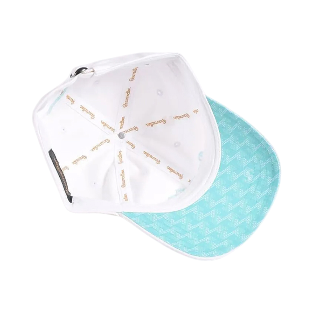 【Resurrection】ベーシックロゴキャップ 丸山茂樹プロエディション WHITE/MINT BLUE（RES-BF12CAP10MAR）