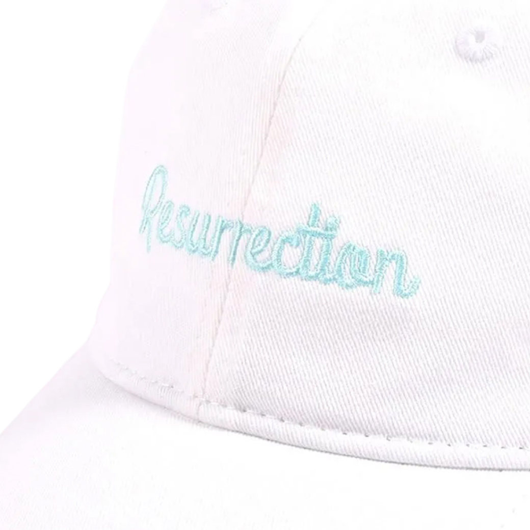 【Resurrection】ベーシックロゴキャップ 丸山茂樹プロエディション WHITE/MINT BLUE（RES-BF12CAP10MAR）