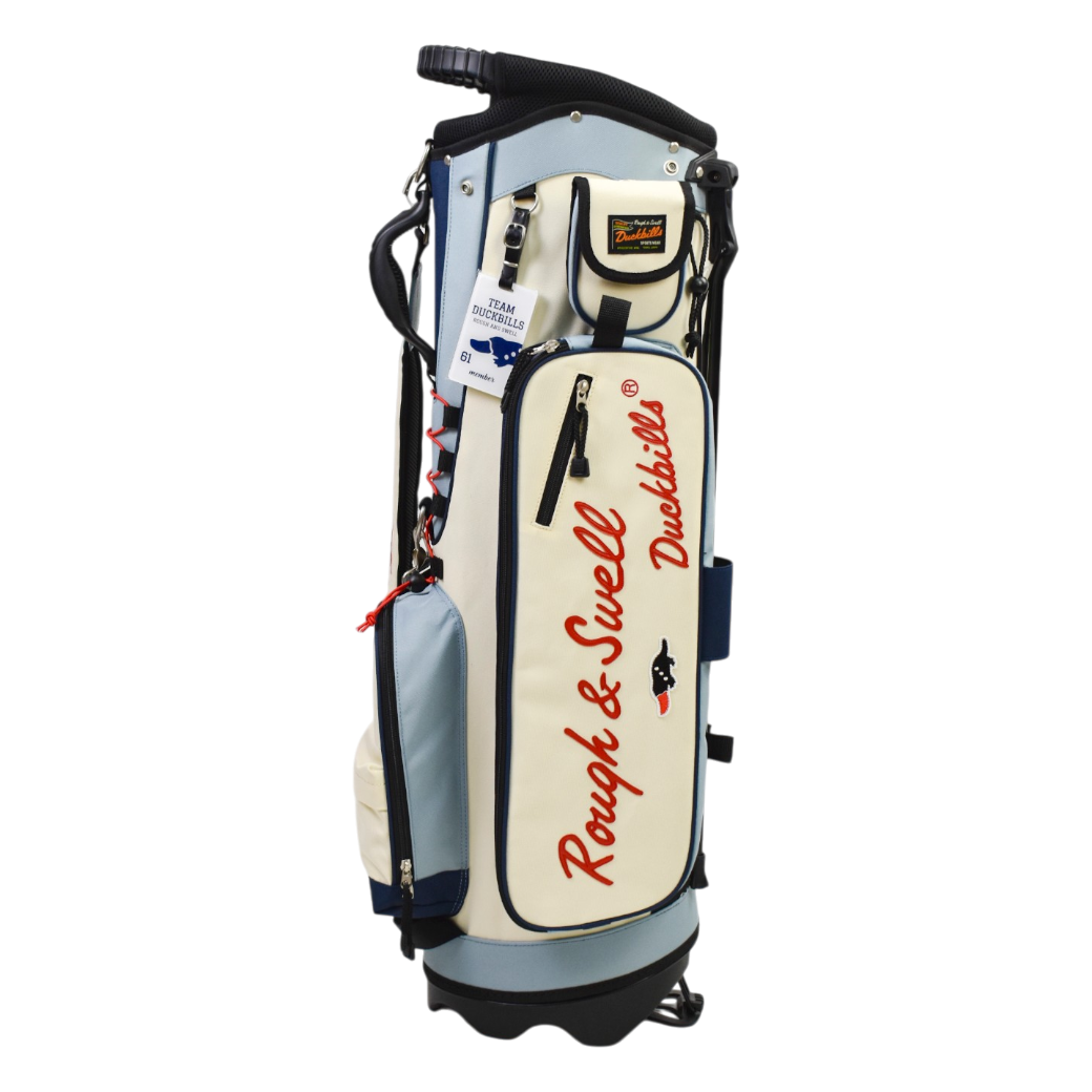 【EVEN8月号掲載】rough&swell MOUNTAIN CADDY キャディバッグ IVORY (ROU-RSA26014)