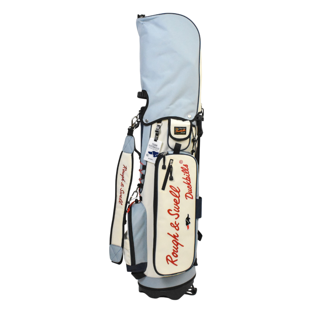 【EVEN8月号掲載】rough&swell MOUNTAIN CADDY キャディバッグ IVORY (ROU-RSA26014)