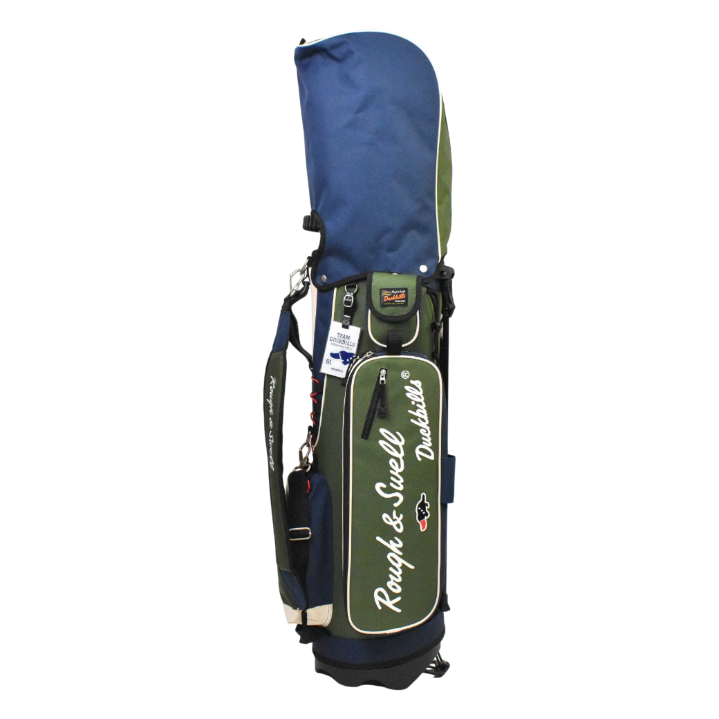 【EVEN8月号掲載】rough&swell MOUNTAIN CADDY キャディバッグ OLIVE (ROU-RSA26014)