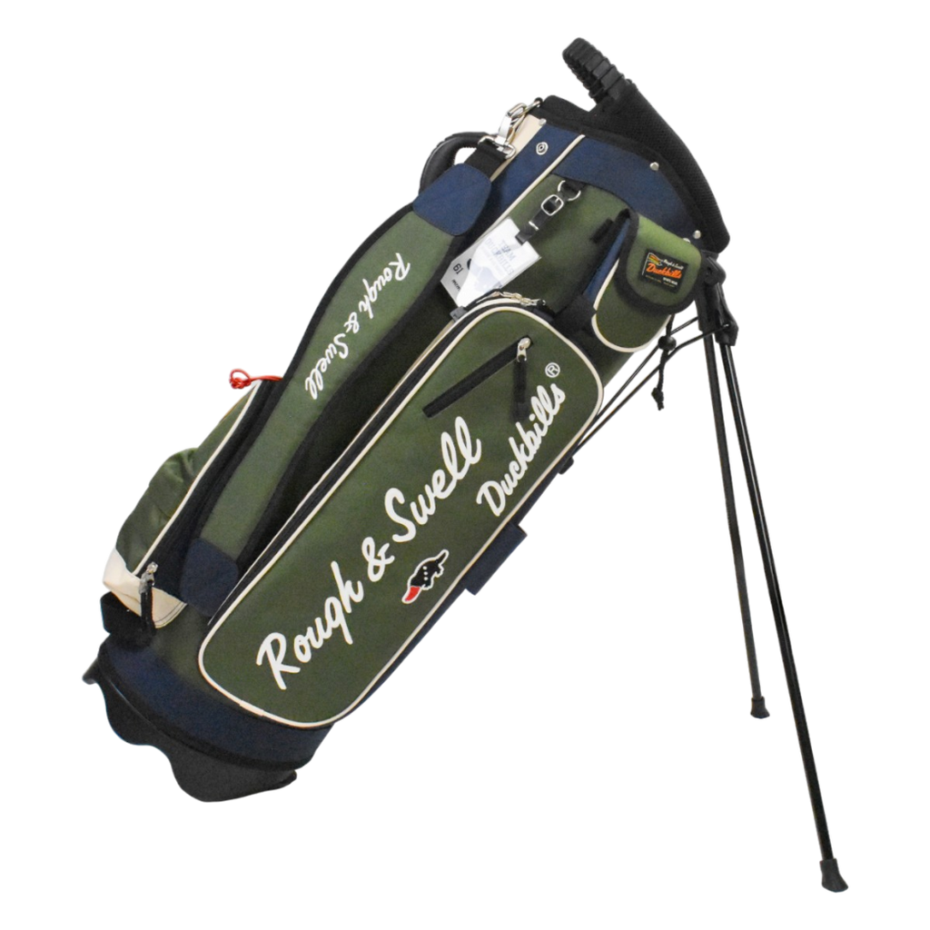 EVEN8月号掲載】rough&swell MOUNTAIN CADDY キャディバッグ OLIVE