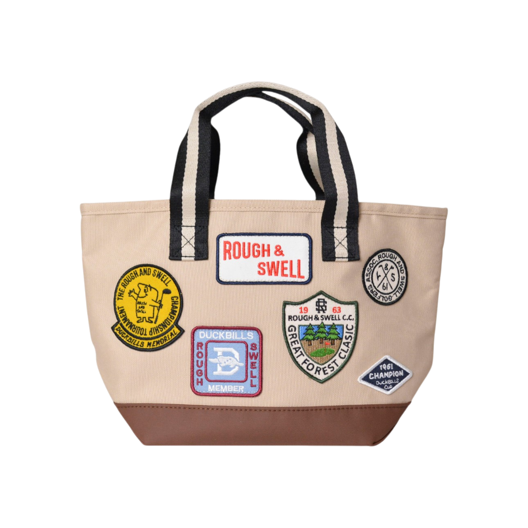 【rough&swell】PATCH CART BAG BEIGE（ROU-RSA26210）