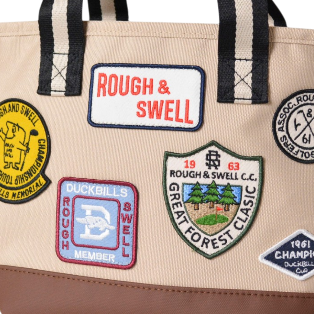 【rough&swell】PATCH CART BAG BEIGE（ROU-RSA26210）