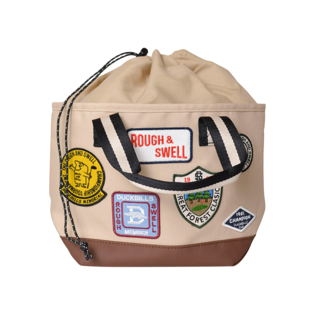 【rough&swell】PATCH CART BAG BEIGE（ROU-RSA26210）