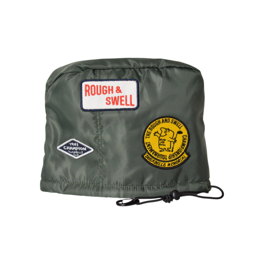 【rough&swell】PATCH IRON COVER OLIVE（ROU-RSA26214）
