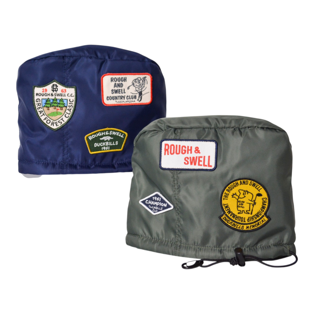 【rough&swell】PATCH IRON COVER NAVY（ROU-RSA26214）