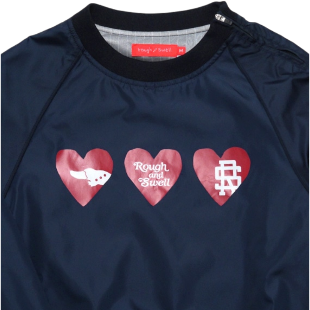 【rough&swell】THREE HEARTS SNEAD W. NAVY（WOMAN）（ROU-RSL24220）