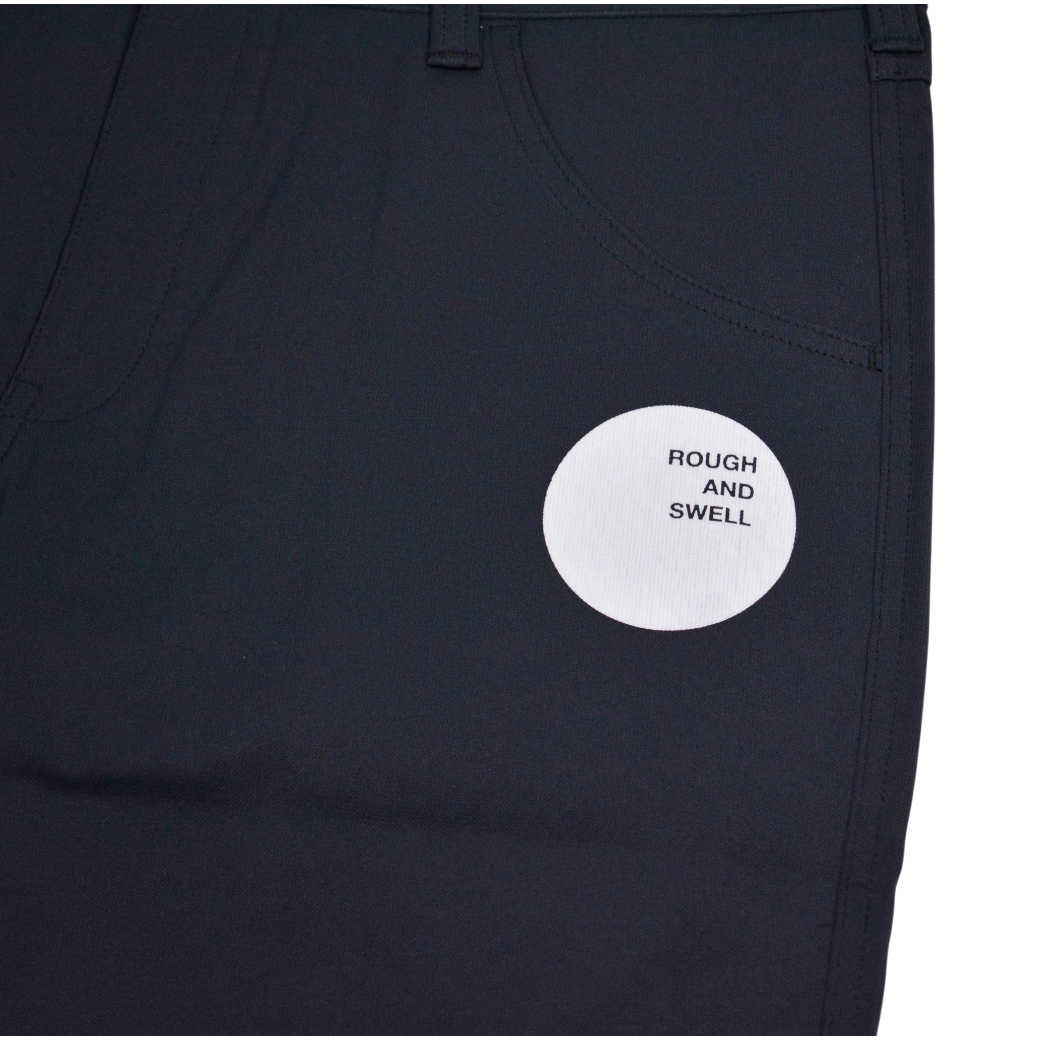 【rough&swell】MOON SHORTS ショートパンツ BLACK XL (ROU-RSM24066)
