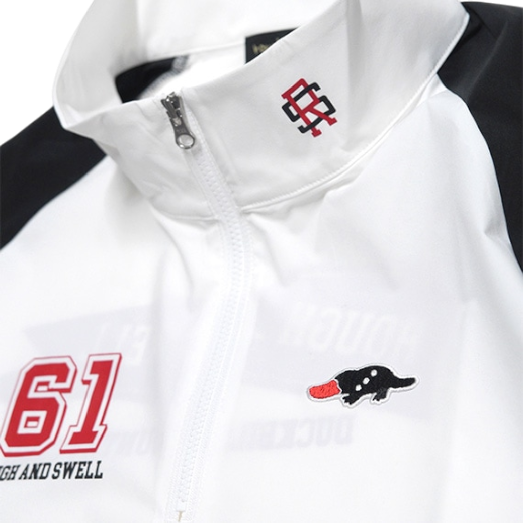 【rough&swell】RS FLAG PULLOVER モックネック WHITE M (ROU-RSM25049)