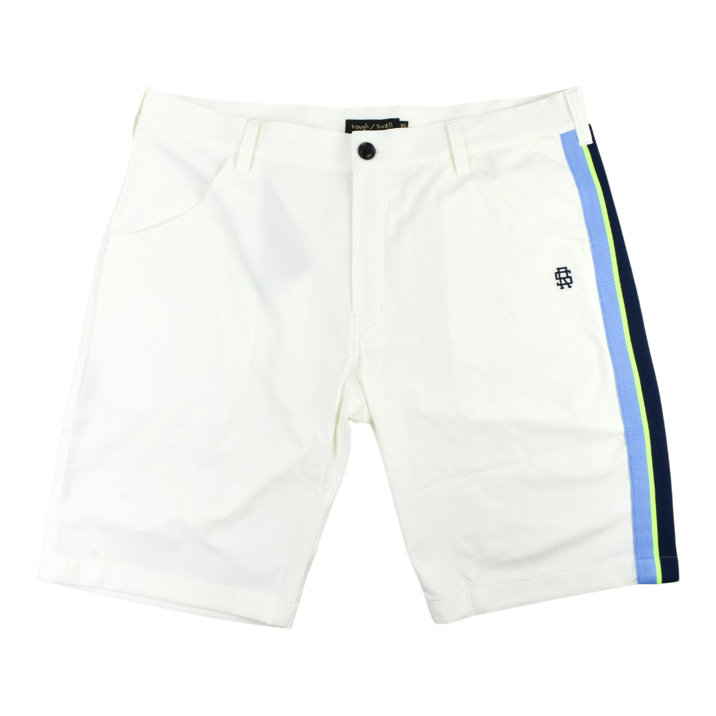 rough&swell】SIDE LINE SHORTS ショートパンツ WHITE XL (ROU-RSM25064)