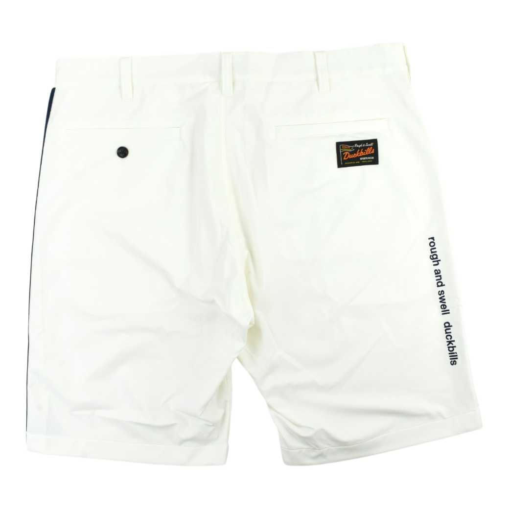 rough&swell】SIDE LINE SHORTS ショートパンツ WHITE XL (ROU-RSM25064)