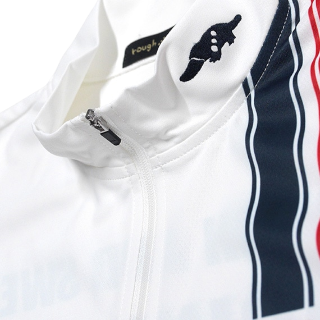 rough&swell】INDY ZIP MOCK L.S. モックネック WHITE M (ROU-RSM25218)