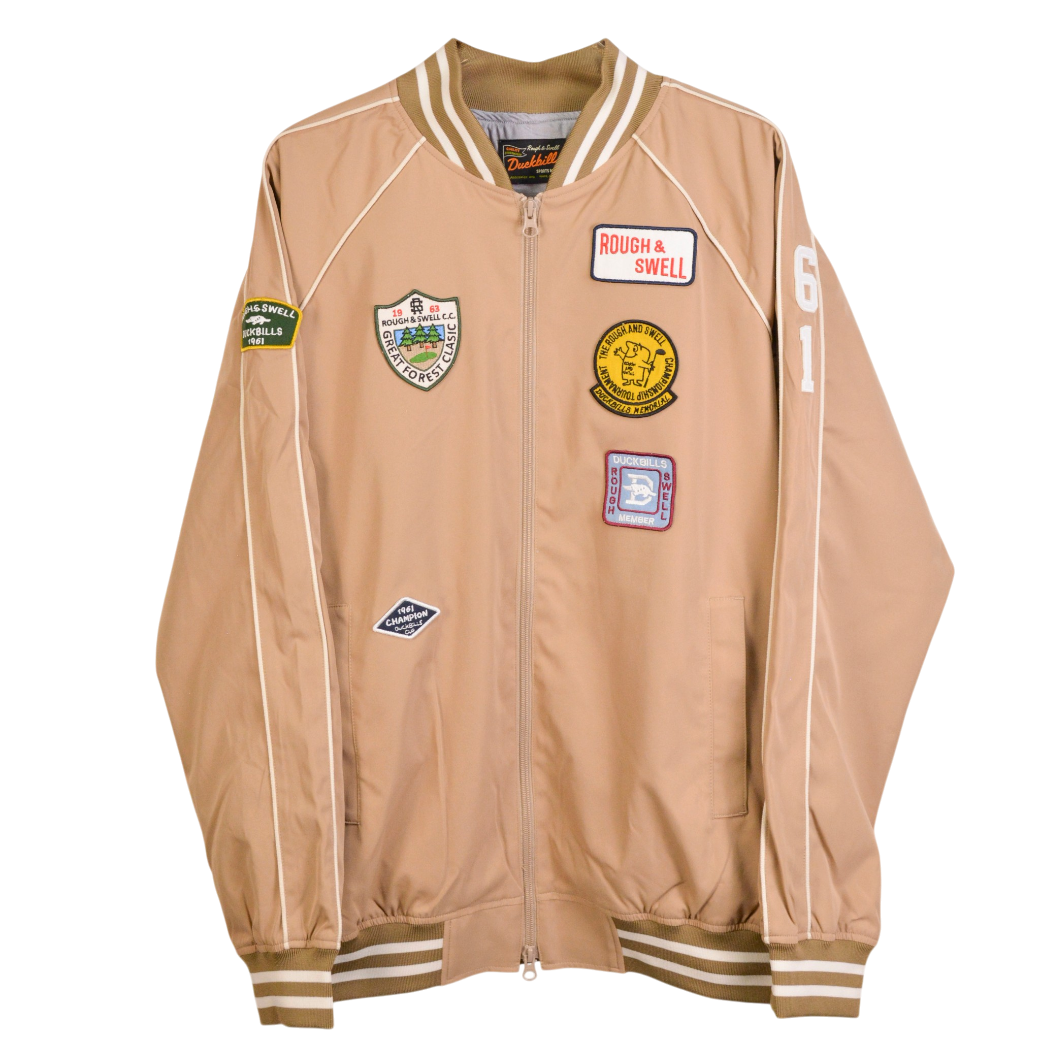 NEW！2026AW 【rough&swell】DUCKBILLS PATCH JACKET BEIGE（ROU-RSM26246）