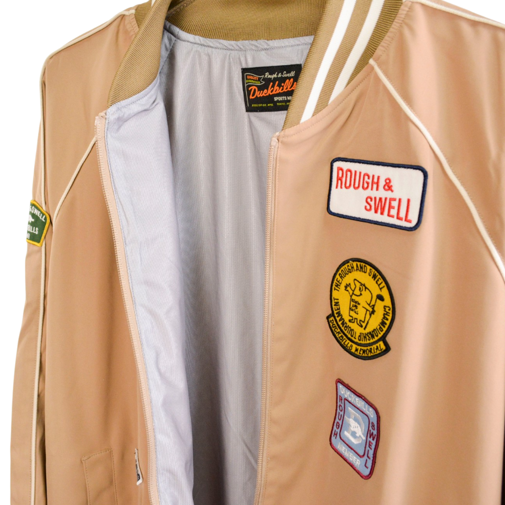 NEW！2026AW 【rough&swell】DUCKBILLS PATCH JACKET BEIGE（ROU-RSM26246）
