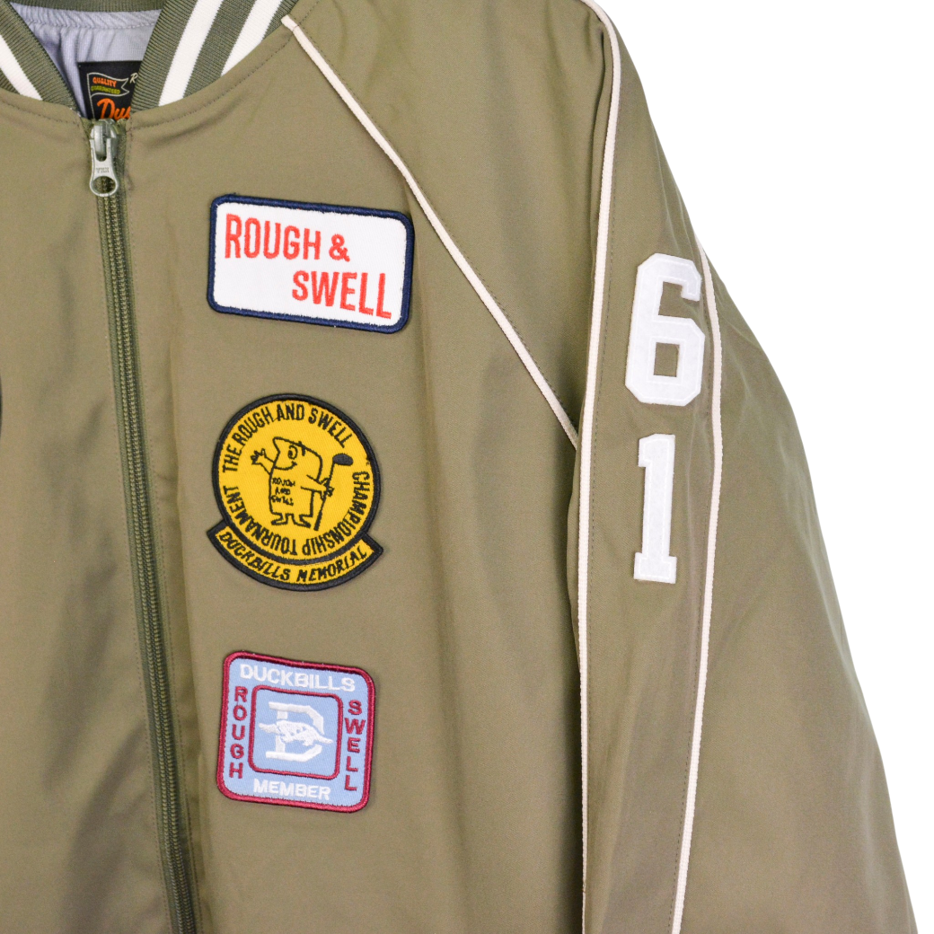 NEW！2026AW 【rough&swell】DUCKBILLS PATCH JACKET OLIVE（ROU-RSM26246）