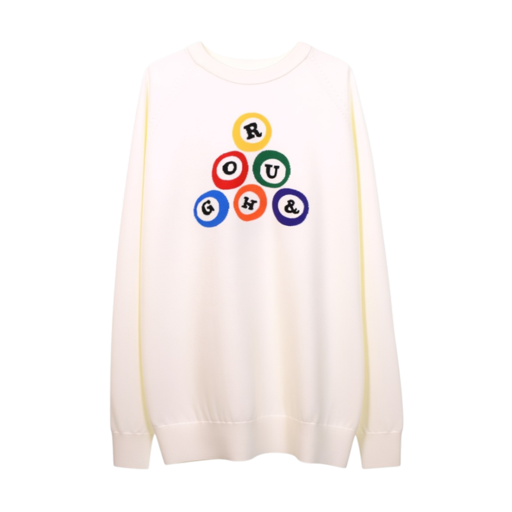 【rough&swell】6 BALL CREW WHITE（ROU-RSM23282）