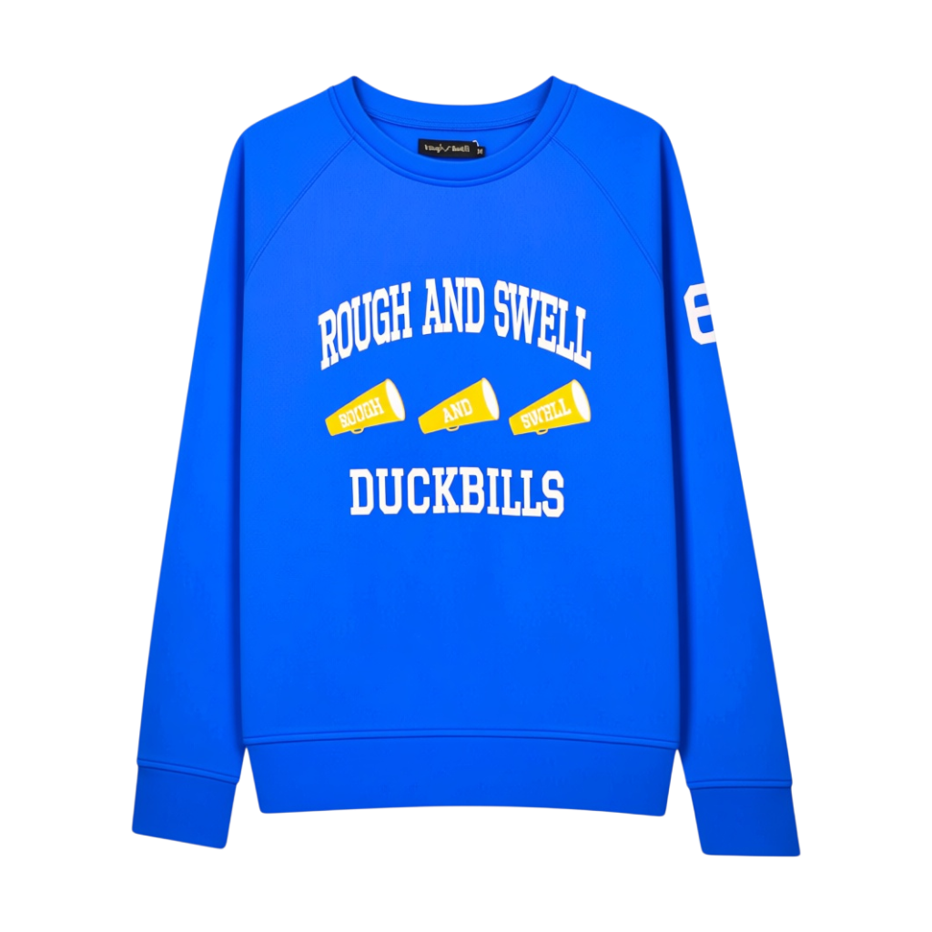 【rough&swell】CHEER HORN SWEAT BLUE（ROU-RSM24205）