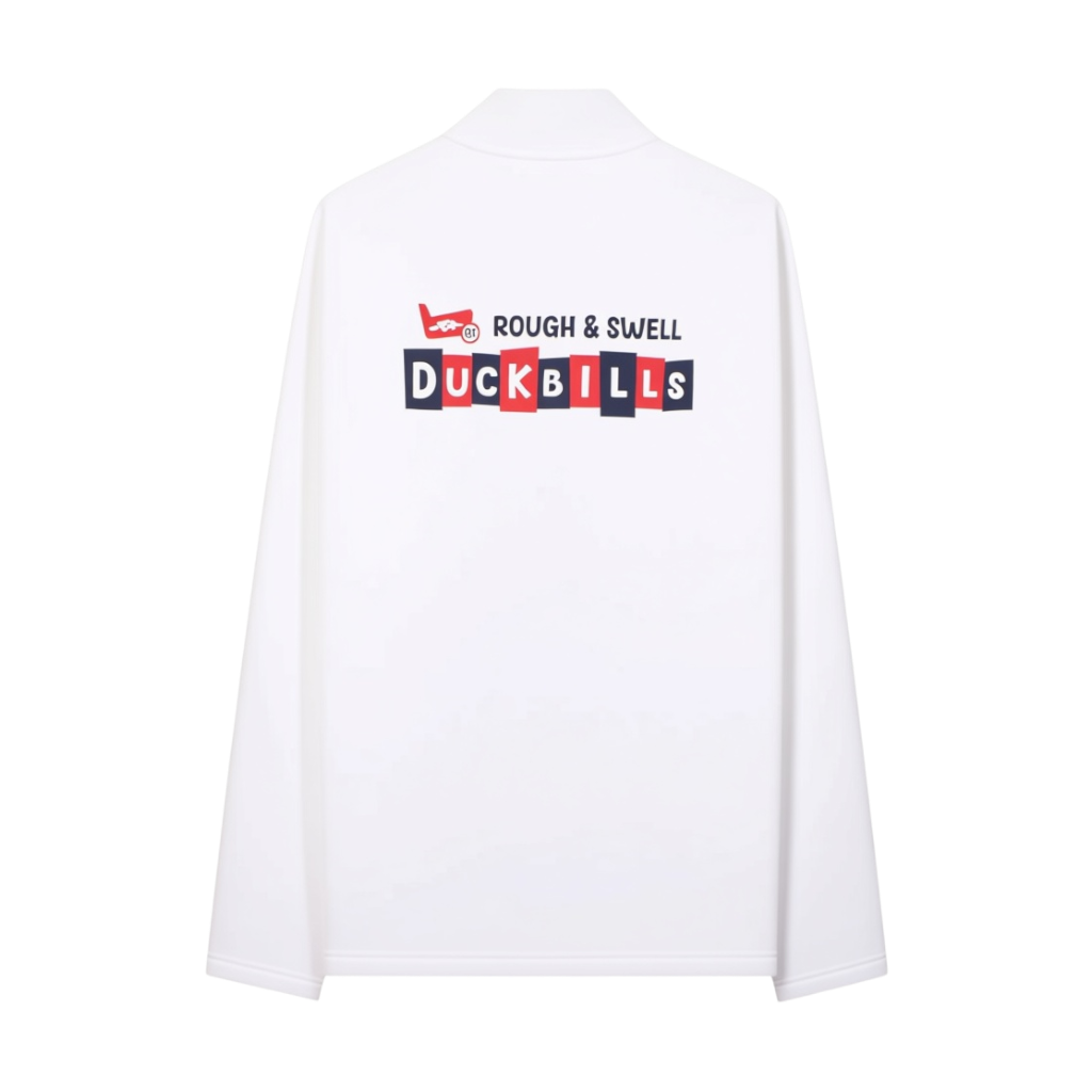 【rough&swell】HANG OUT ZIP HOT MOCK WHITE（ROU-RSM25220）