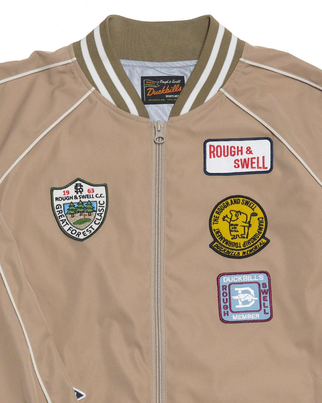 2026AW 【rough&swell】DUCKBILLS PATCH JACKET BEIGE（ROU-RSM26246）