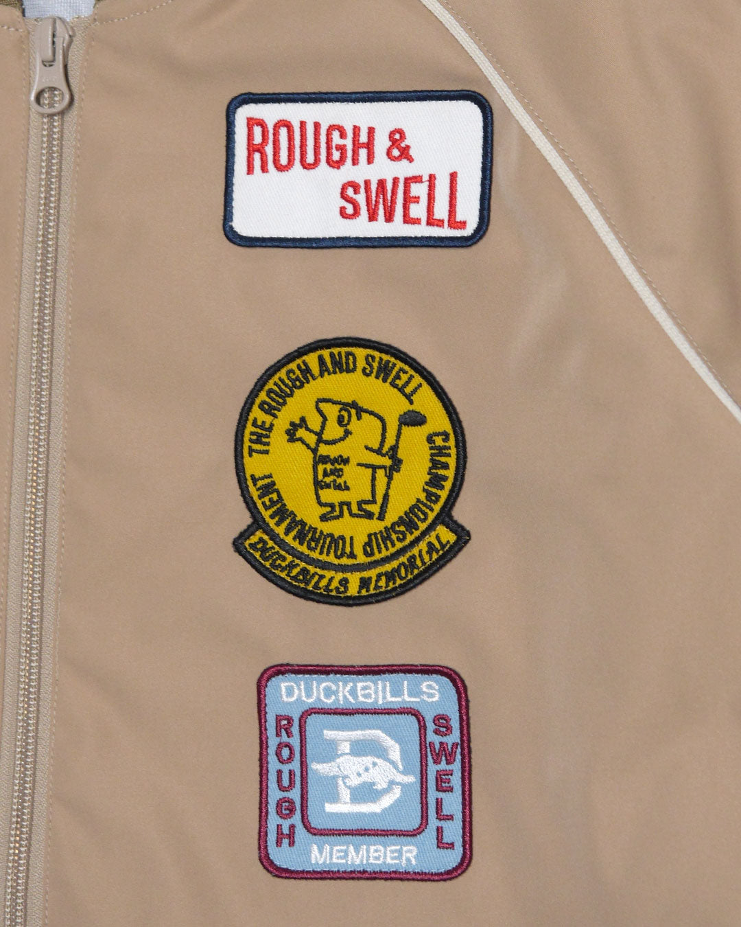 2026AW 【rough&swell】DUCKBILLS PATCH JACKET BEIGE（ROU-RSM26246）