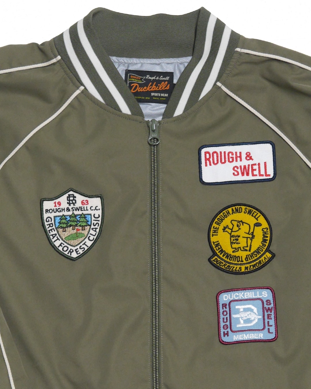 2026AW 【rough&swell】DUCKBILLS PATCH JACKET OLIVE（ROU-RSM26246）