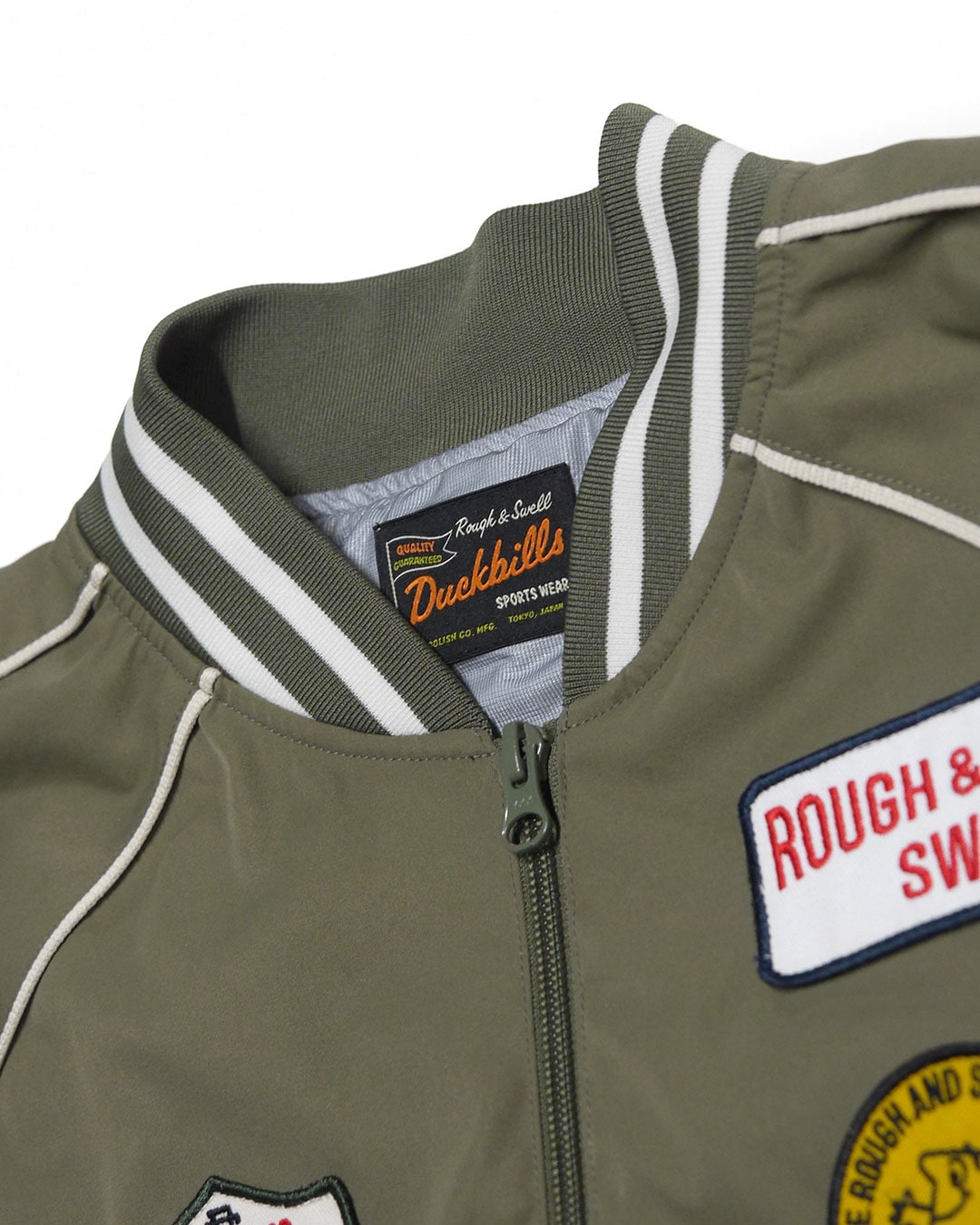 2026AW 【rough&swell】DUCKBILLS PATCH JACKET OLIVE（ROU-RSM26246）