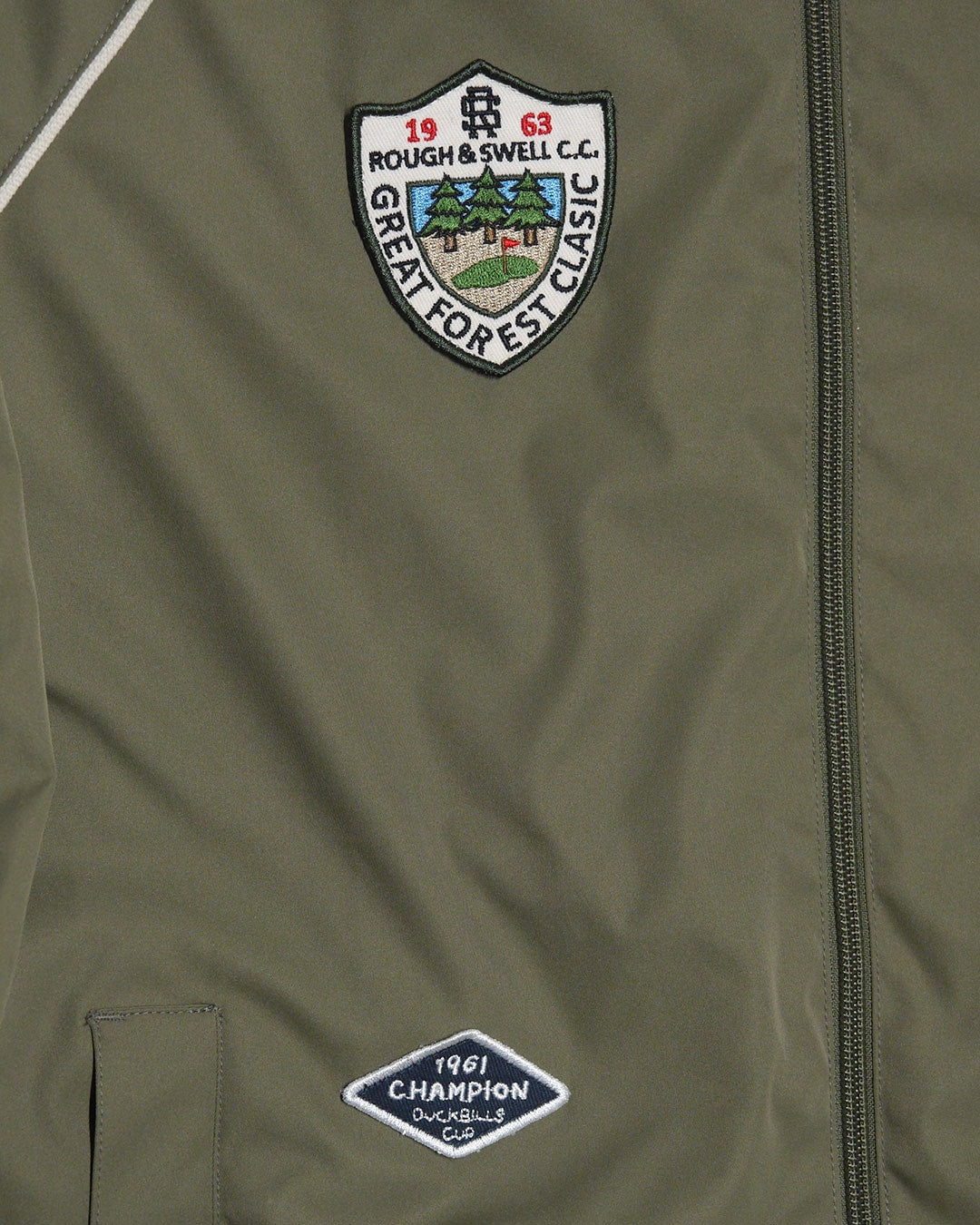 2026AW 【rough&swell】DUCKBILLS PATCH JACKET OLIVE（ROU-RSM26246）