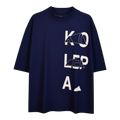 【SALVAGE PUBLIC】Haku knit Mockneck KOLEPA Tシャツ ネイビー  S M（SAP-SVKA3011)