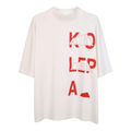 【SALVAGE PUBLIC】Haku knit Mockneck KOLEPA Tシャツ ホワイト M L（SAP-SVKA3011)