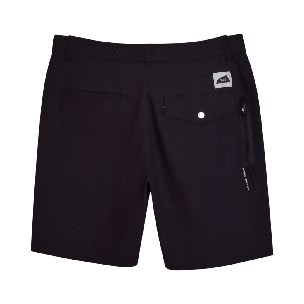 【SALVAGE PUBLIC】Makani Shorts ショートパンツ BLACK S（SAP-SVKA4003)