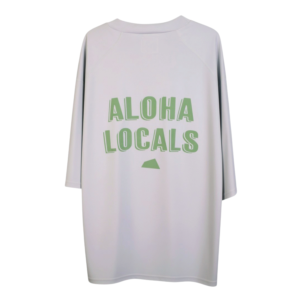 【SALVAGE PUBLIC】Pālulu Mockneck / ダイアモンドヘッドロゴ モックネック アイスグレー（SAP-SVKA5001）