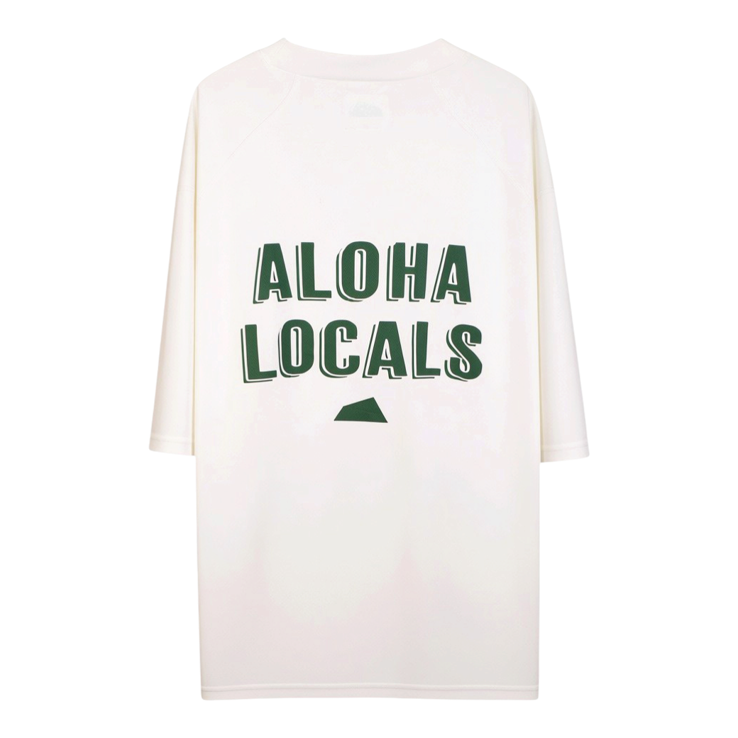 【SALVAGE PUBLIC】Pālulu Mockneck / ダイアモンドヘッドロゴ モックネック ホワイト（SAP-SVKA5001）