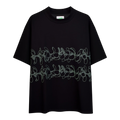 【SALVAGE PUBLIC】モックネック Tシャツ ブラック  M（SAP-SVKS4011）