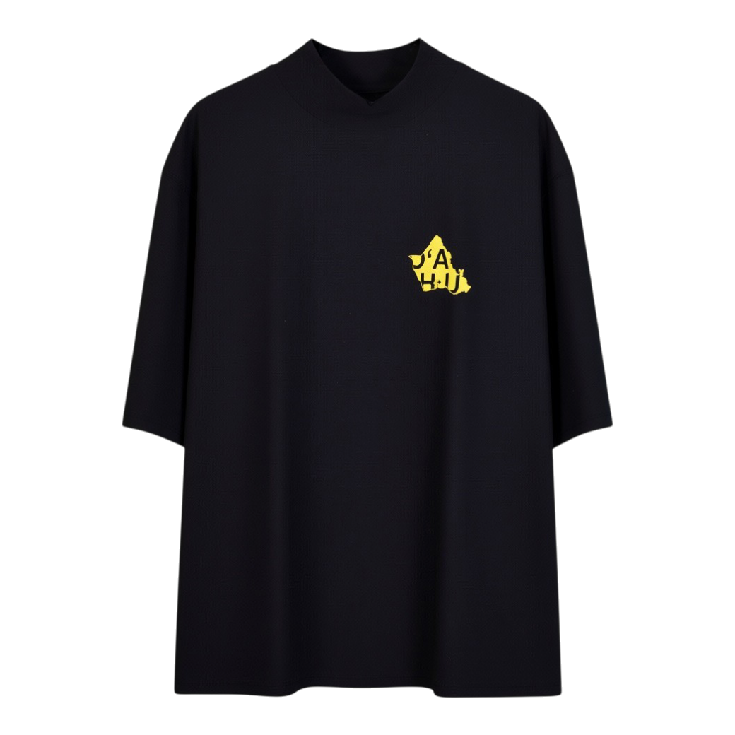 【SALVAGE PUBLIC】モックネック ［OAHU］ Tシャツ ブラック   S（SAP-SVKS4023）