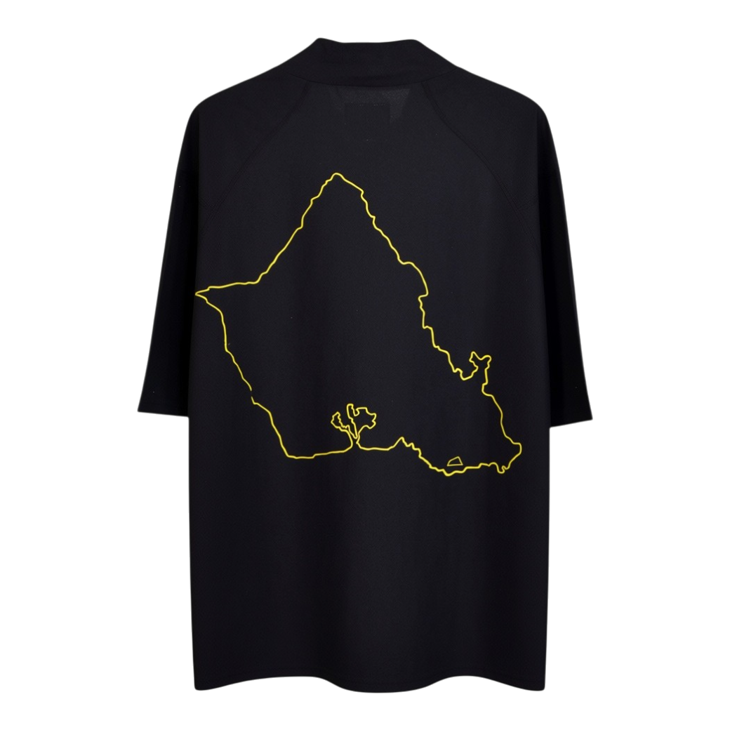 【SALVAGE PUBLIC】モックネック ［OAHU］ Tシャツ ブラック   S（SAP-SVKS4023）