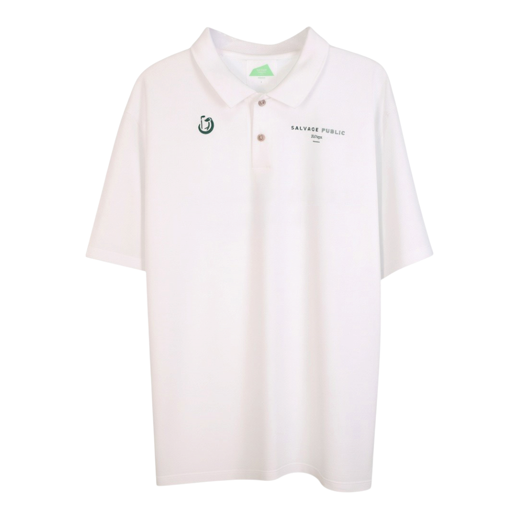 【SALVAGE PUBLIC】Nu'uanu Polo ポロシャツ ホワイト L（SAP-SVKS5015）