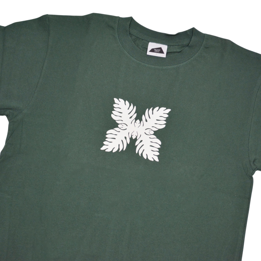 【SALVAGE PUBLIC】short sleeve tee クルーネック Tシャツ  forest グリーン S M L（SAP-SPSV4SS023)