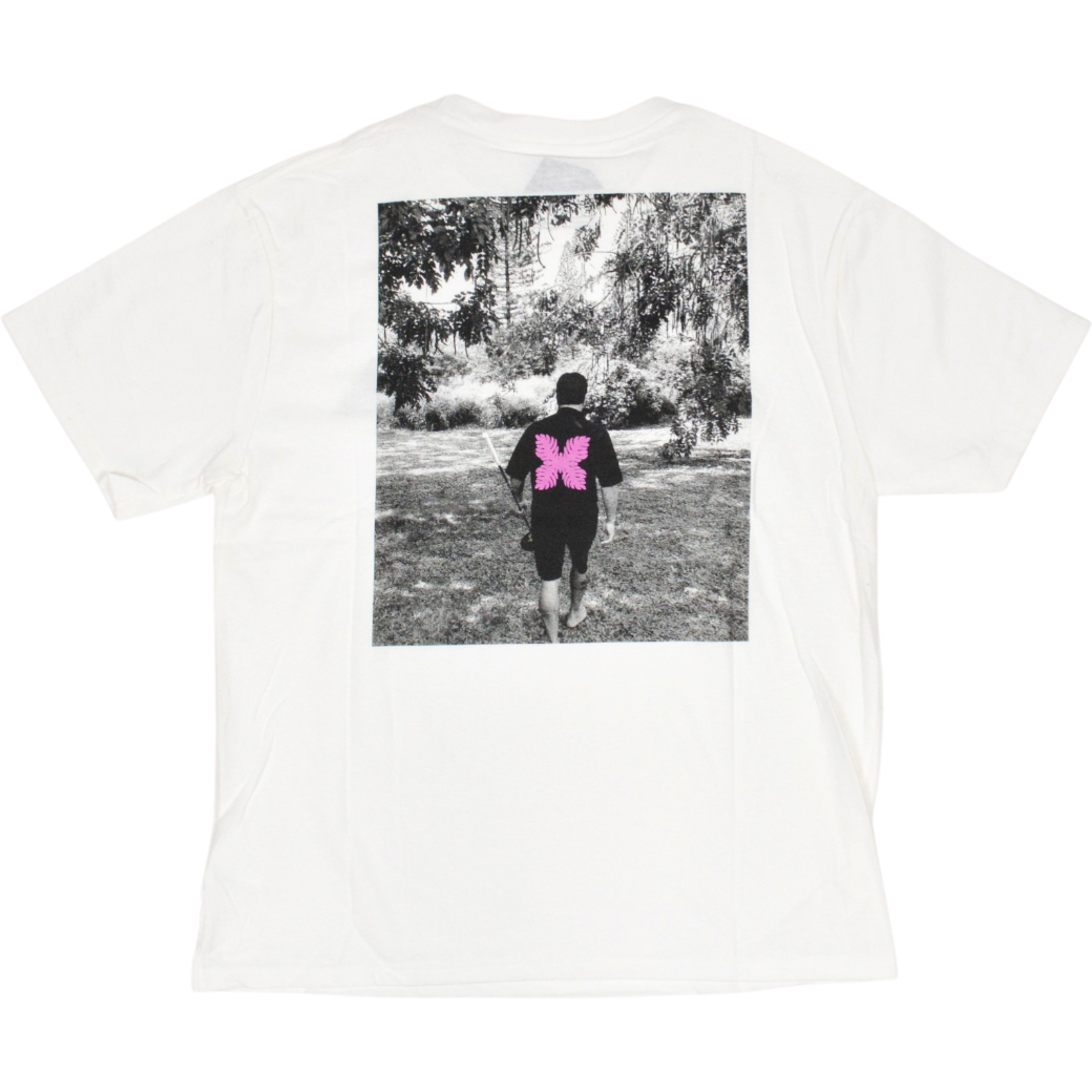 【SALVAGE PUBLIC】AINA crewneck Tee クルーネック Tシャツ  ホワイト S（SAP-SVKA3009)