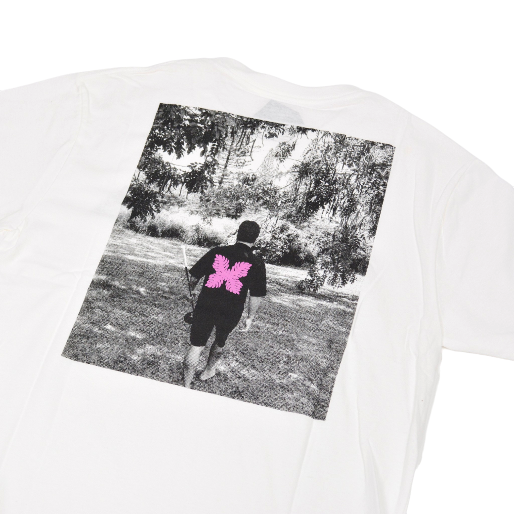 【SALVAGE PUBLIC】AINA crewneck Tee クルーネック Tシャツ  ホワイト S（SAP-SVKA3009)