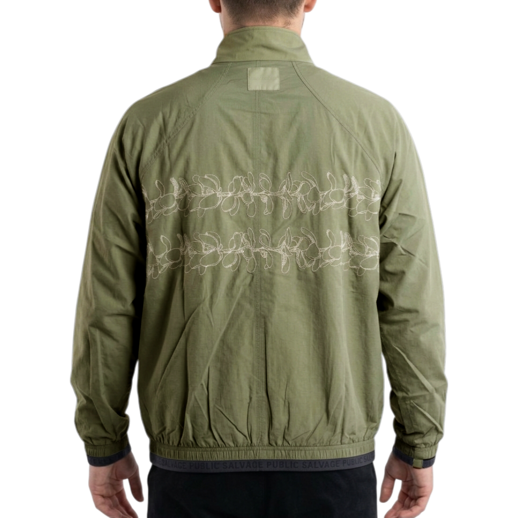 【SALVAGE PUBLIC】Makani CORDURA jacket ナイロンジャケット カーキ S（SAP-SVKS4006）