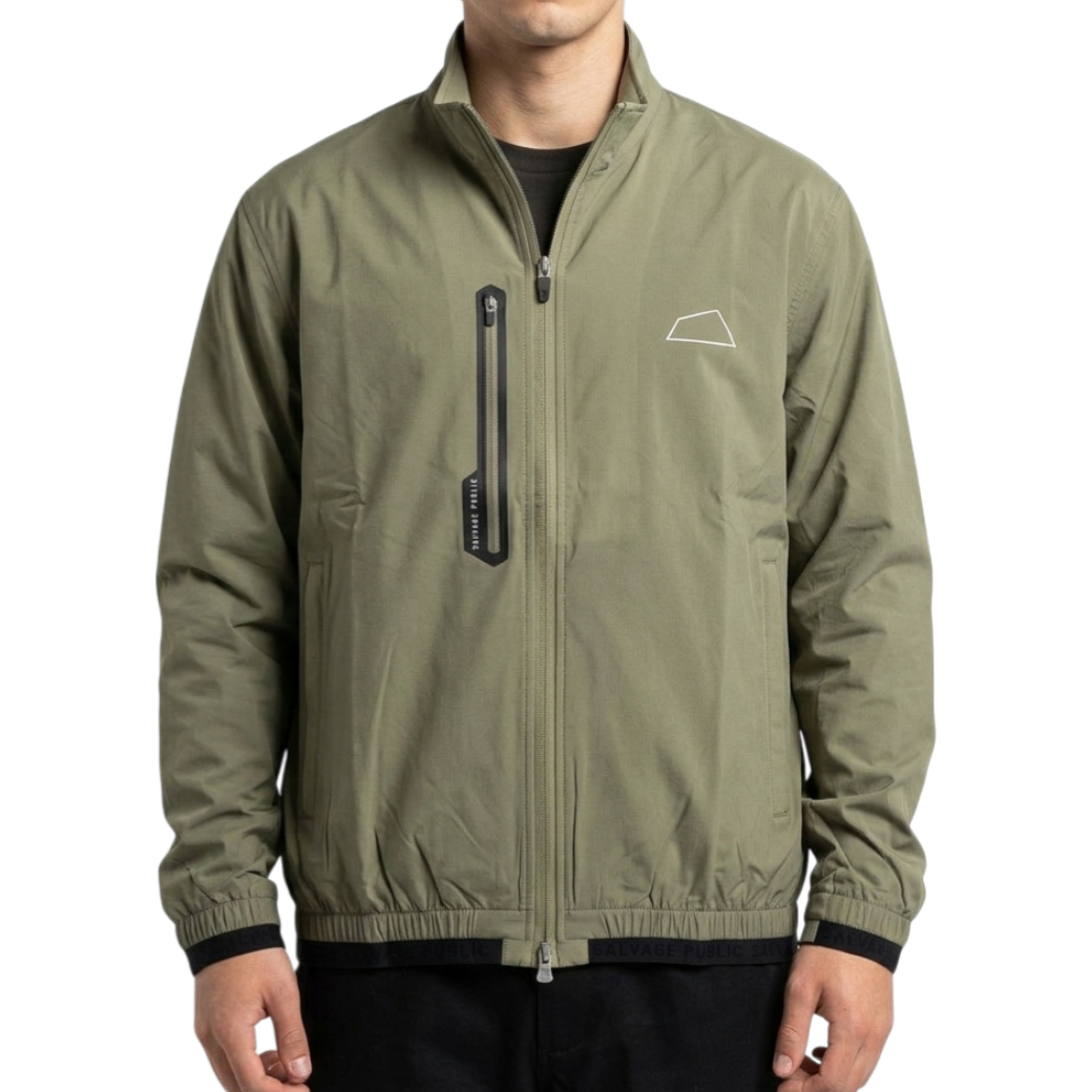【SALVAGE PUBLIC】Makani CORDURA jacket ナイロンジャケット カーキ S（SAP-SVKS4006）