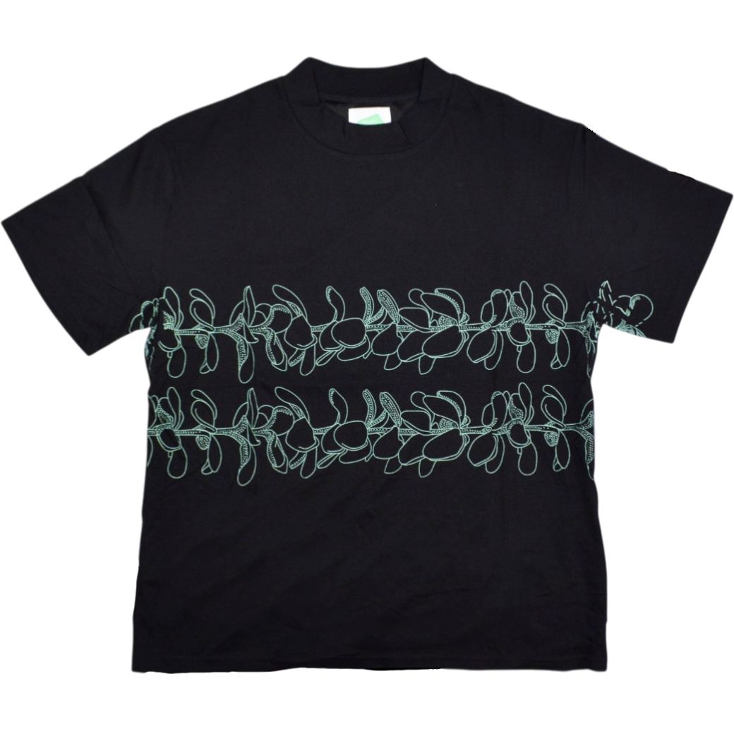 【SALVAGE PUBLIC】モックネック Tシャツ ブラック  M（SAP-SVKS4011）