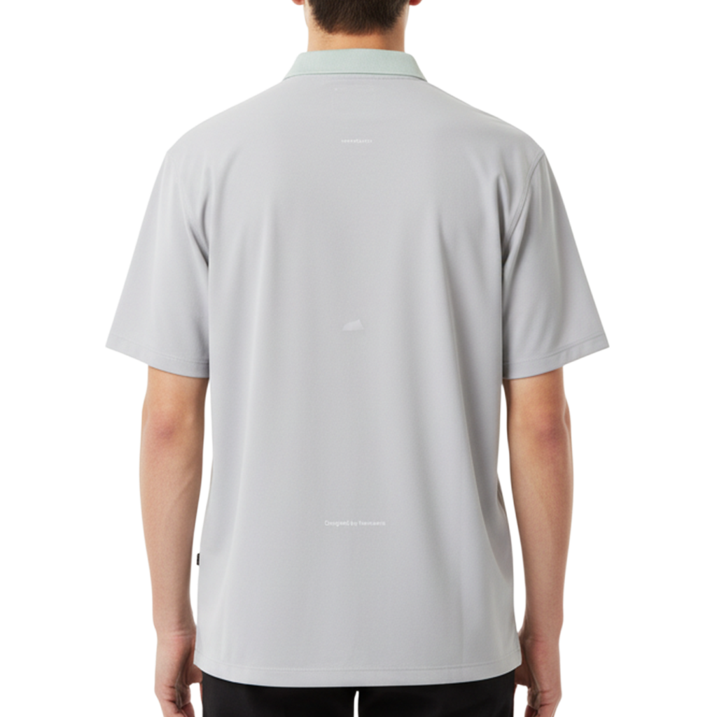 【SALVAGE PUBLIC】Tour Polo ポロシャツ アイスグレー  L（SAP-SVKS40149）