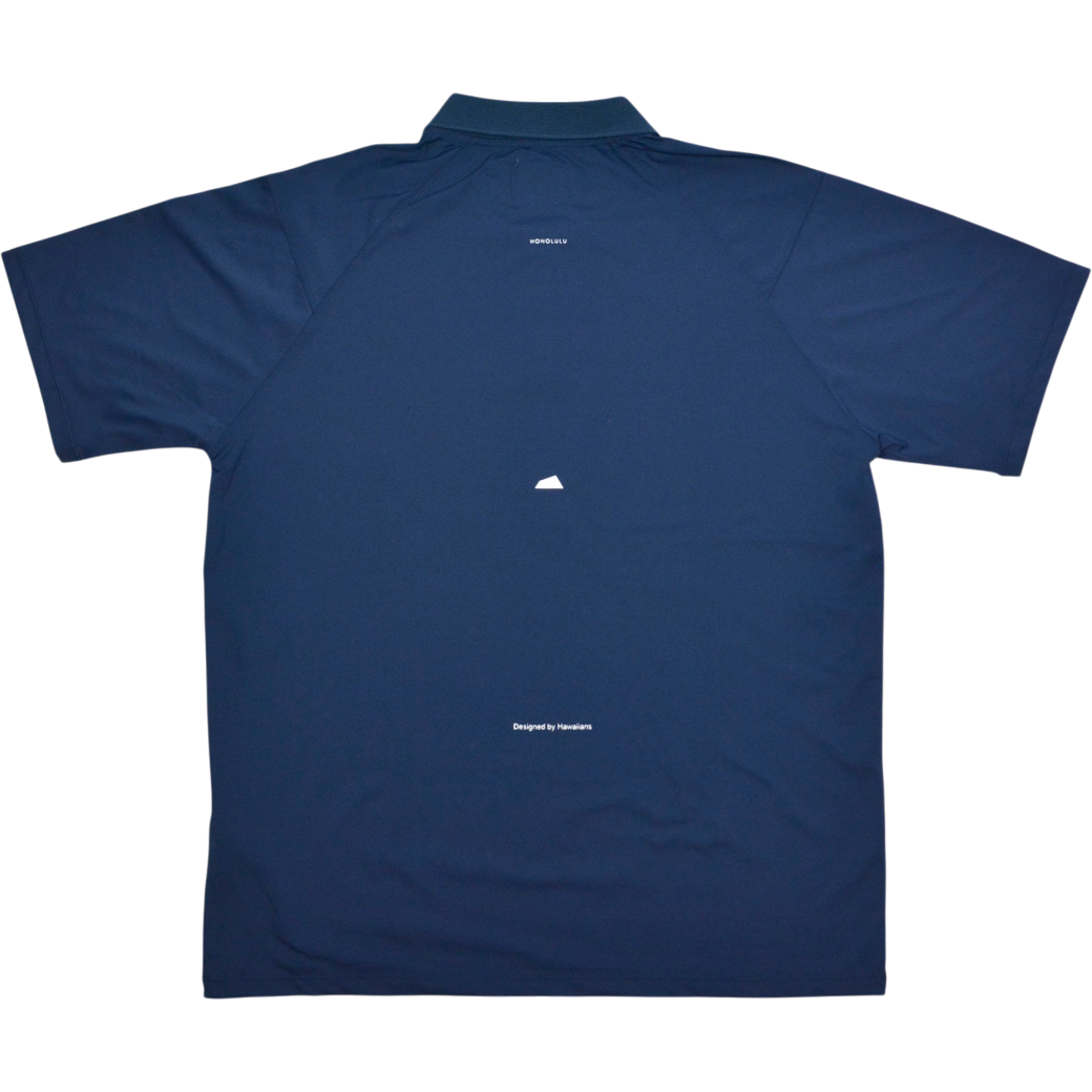 【SALVAGE PUBLIC】Tour Polo ポロシャツ ネイビー L（SAP-SVKS40149）