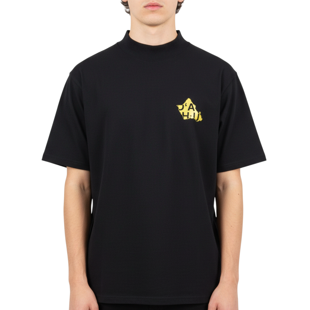 【SALVAGE PUBLIC】モックネック ［OAHU］ Tシャツ ブラック   S（SAP-SVKS4023）