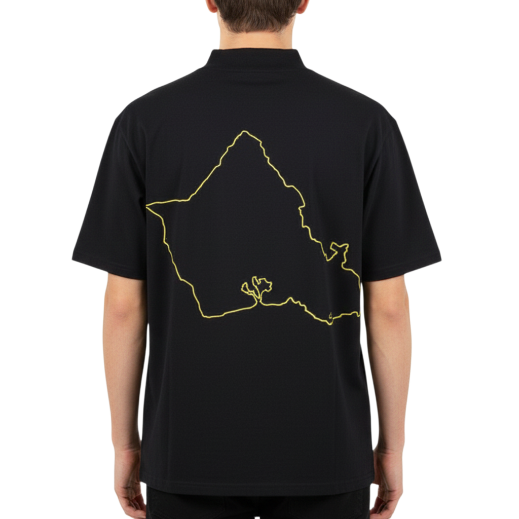 【SALVAGE PUBLIC】モックネック ［OAHU］ Tシャツ ブラック   S（SAP-SVKS4023）