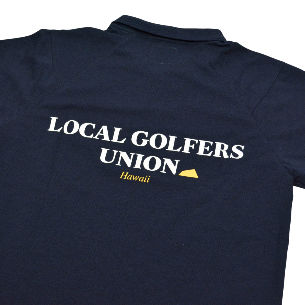 【SALVAGE PUBLIC】Nu'uanu Polo ポロシャツ ネイビー S M（SAP-SVKS5015）