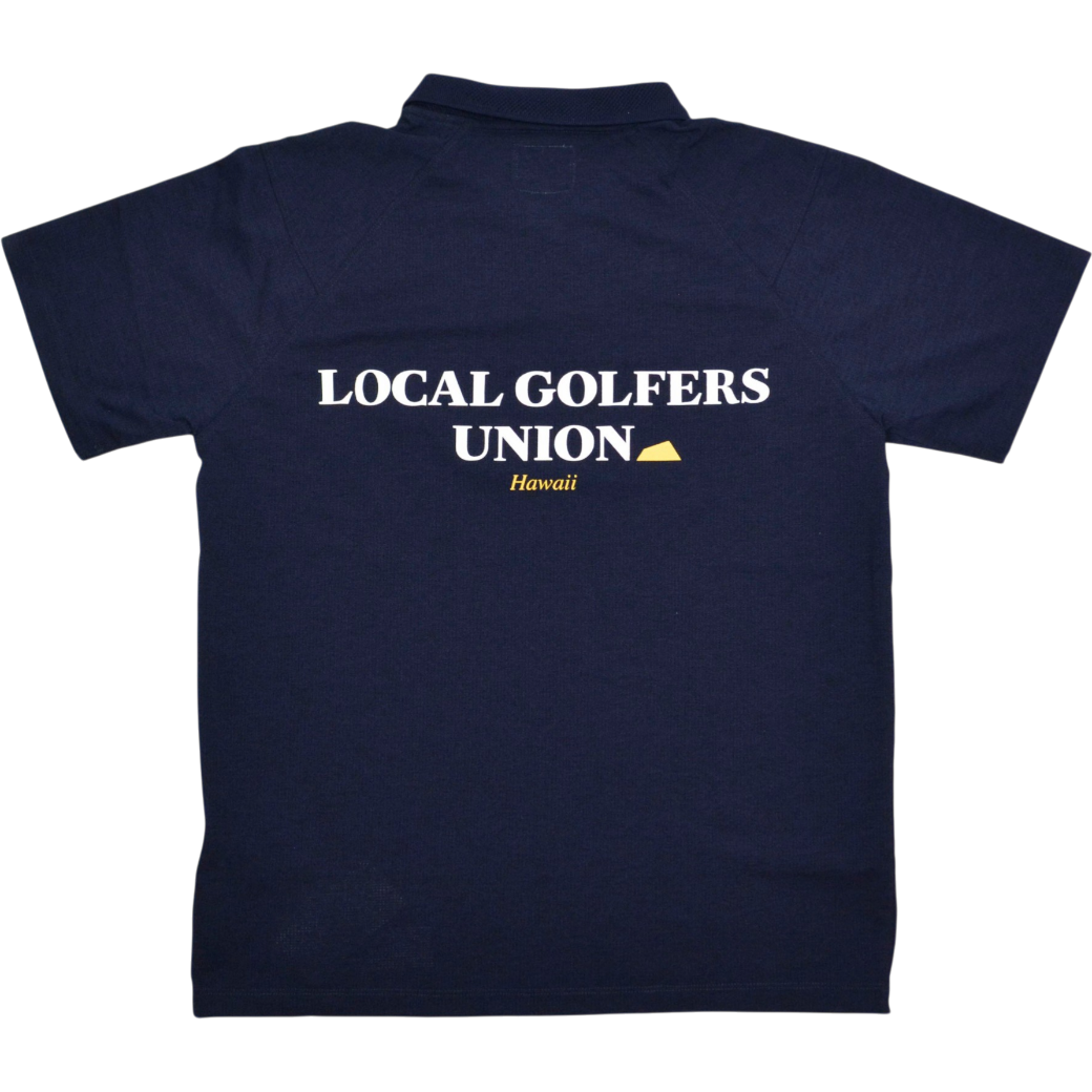 【SALVAGE PUBLIC】Nu'uanu Polo ポロシャツ ネイビー S M（SAP-SVKS5015）